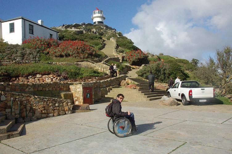 Cape point en fauteuil roulant