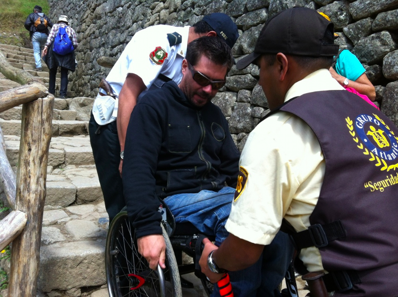 Escaliers du Machu Picchu