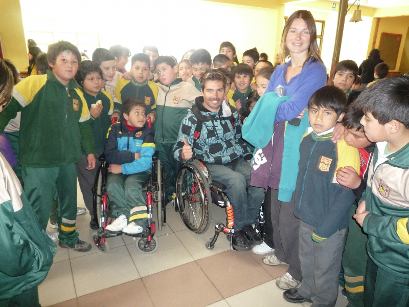 Intervention handicap école Mapuche