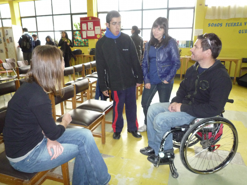 Rencontre avec enfant handi
