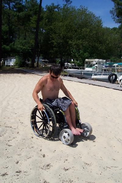 Roues sable