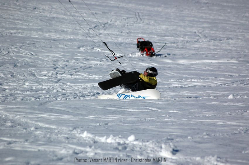 Test handi-snowkite Bastos