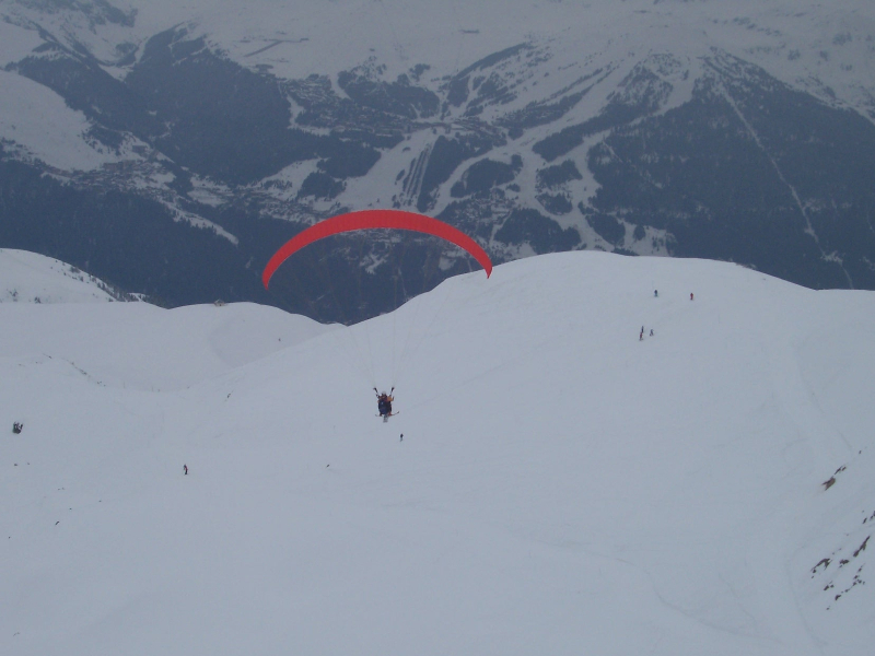 Vol parapente handiski