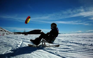 Handi-snowkite nouvelle discipline handisport