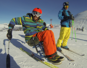 Paraplégique anglais à la Plagne