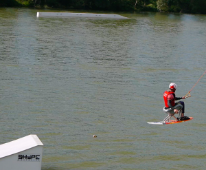 Cyril Moré au Natural Wake Park