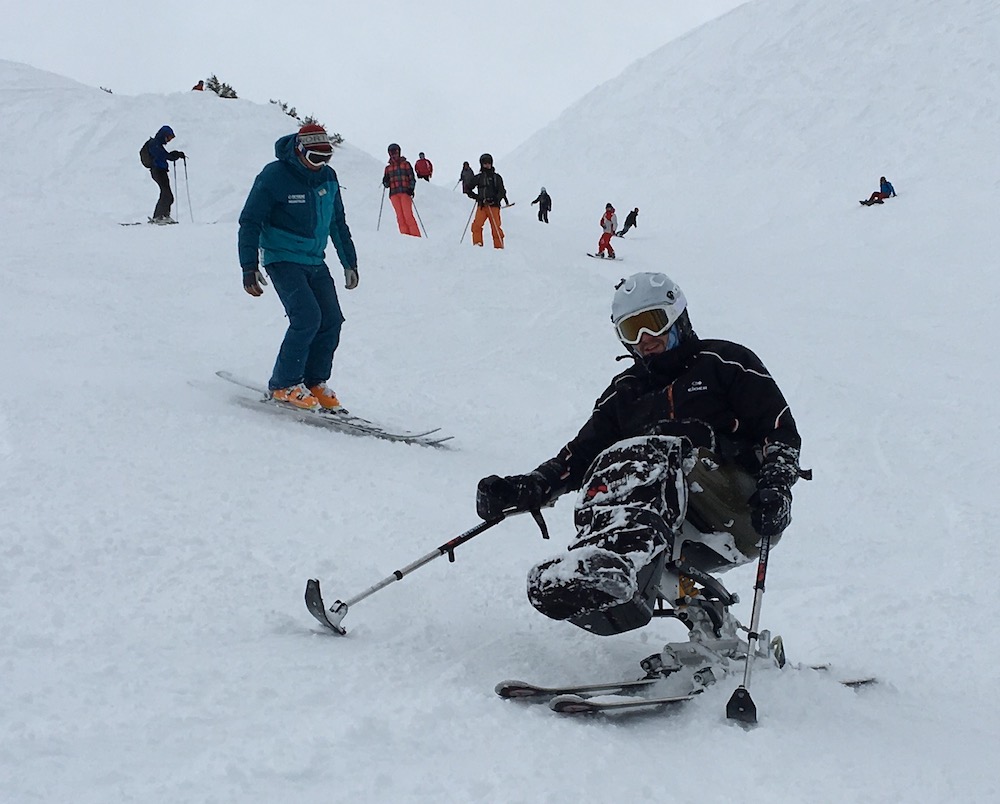 Stephane Gervaise skieur paraplégique