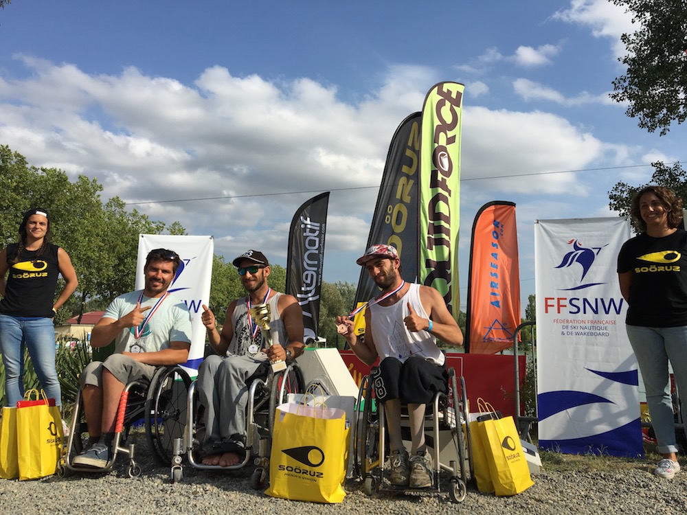 Seated wakeboard championnat de France 2017