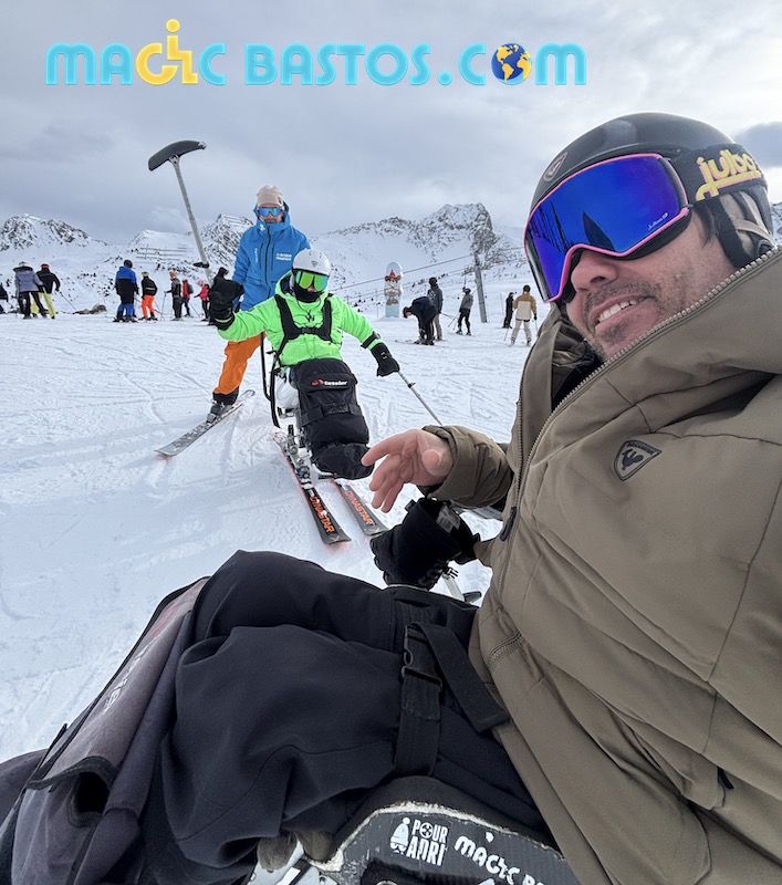 Martin PETIT tétraplégique handiski