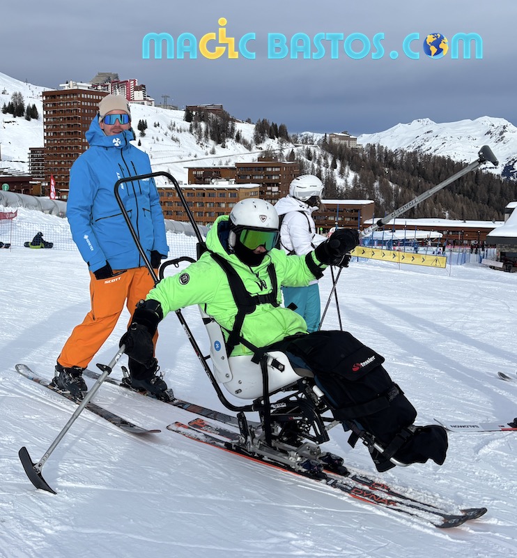 Martin PETIT tétraplégique handiski