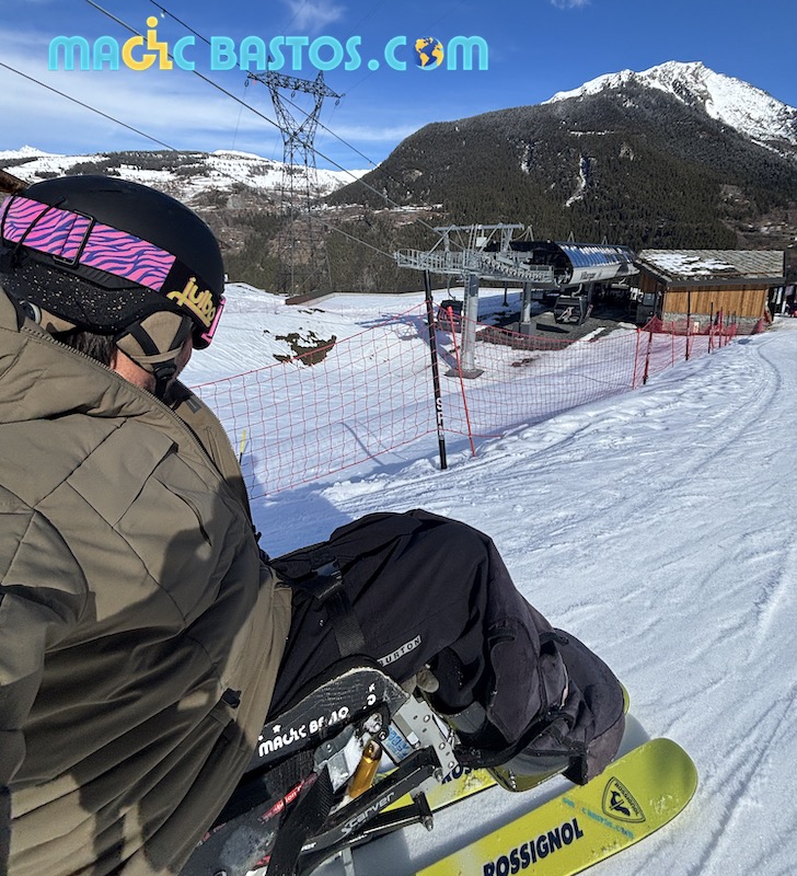 Télécabine Villaroger accès handiski